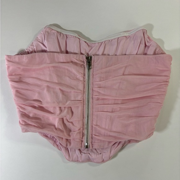 Pink Ruched Corset - Picture 4 of 6